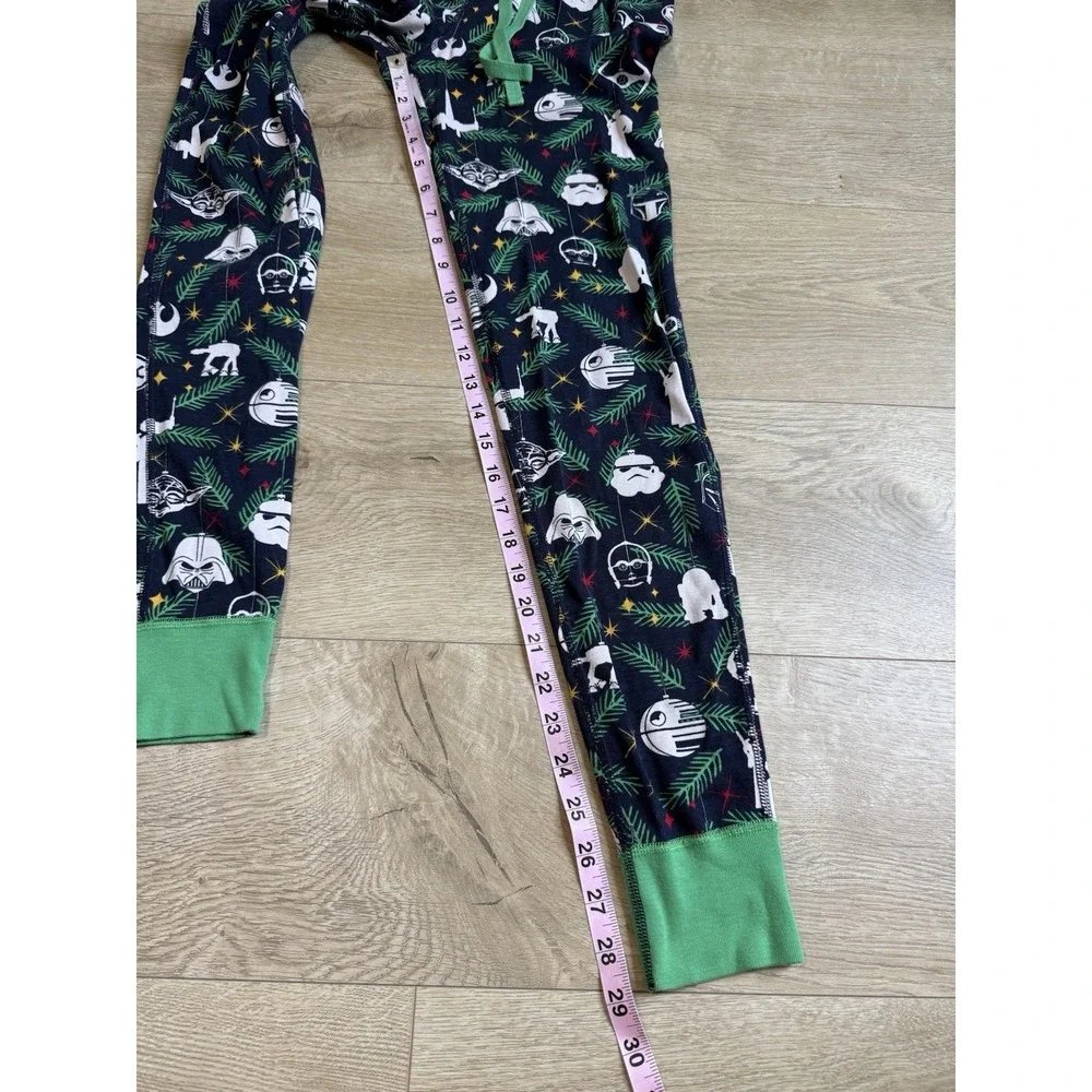 Womens Hanna‎ Andersson STAR WARS Christmas Holiday Green Pajama Bottoms Sz XS